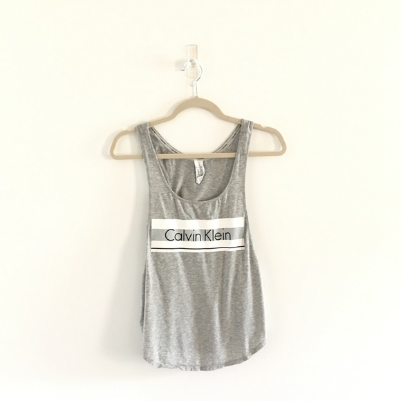 Calvin Klein Tops - Calvin Klein Crop Graphic Muscle Tank